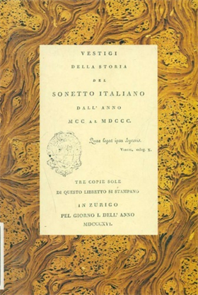 9788884021106-Vestigi della storia del sonetto italiano dall'anno MCC al MDCCC.